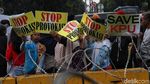 Massa Gelar Aksi Dukungan untuk KPU