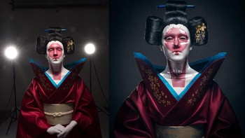 Dia dimungkinkan mengubah gambar yang dipotretnya menjadi sesuatu yang lain. Foto: Antti Karppinen