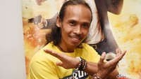 Berperan sebagai shinobi yang haus darah, dalam kehidupan asli Yayan merupakan pria yang ramah. Pool/Noel/detikFoto.