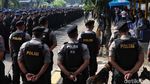 Polisi Jaga Ketat Seputaran Gedung KPU Hingga Bundaran HI
