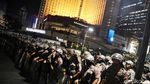 Jalan MH Thamrin Masih Dijaga Ketat