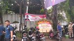 Foto Spanduk-spanduk Ucapan Selamat Prabowo Presiden di Kertanegara