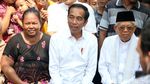 Potret Pidato Kemenangan Jokowi di Kampung Deret