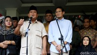 Prabowo menyebut dugaan kecurangan pada Pemilu 2019 sudah disampaikan di Hotel Grand Sahid Jaya pada 14 Mei. Saat itu, Prabowo menegaskan sudah menolak penghitungan perolehan suara di Pilpres 2019 yang bersumber dari kecurangan.