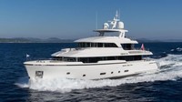Brigadoon dari Moonen Yachts ini memengkan kategori Semi-Displacement or Planing Motor Yachts 33 m to 39.9 m (CNN)