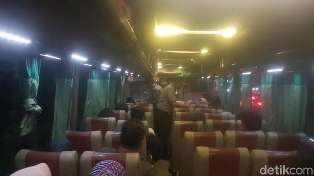 Polres Serang Patroli Bus ke Jakarta