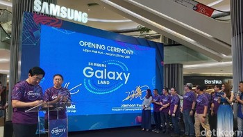 Samsung bekerja sama dengan PT Nusa Abadi Sukses (NASA) dalam menggelar Galaxy Land perdana di Tanah Air. (Foto: Muhamad Imron Rosyadi/detikINET)