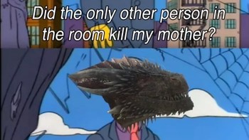 Drogon kebingungan, yang menghabisi sang Mother of Dragon itu siapa sih? (Foto: Boredpanda.com)