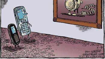 Mengenang perangkat telepon yang masih punya buntut. (Foto: justsomethingcreative)