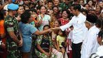 Potret Pidato Kemenangan Jokowi di Kampung Deret