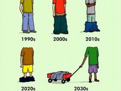 Ilustrasi Menohok Beda Kehidupan Dulu dan Sekarang