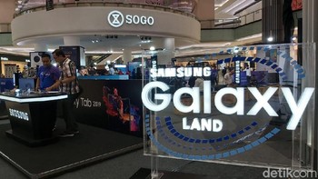 Galaxy Land ini mengambil tempat di Lippo Mall Puri. (Foto: Muhamad Imron Rosyadi/detikINET)  