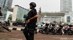 Polisi Jaga Ketat Seputaran Gedung KPU Hingga Bundaran HI