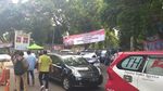 Foto Spanduk-spanduk Ucapan Selamat Prabowo Presiden di Kertanegara