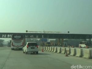 H-7 Idul Fitri, Beginilah Situasi Gerbang Tol Cikampek Utama