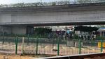 Penampakan Stasiun Tanah Abang yang Dilempari Batu oleh Massa