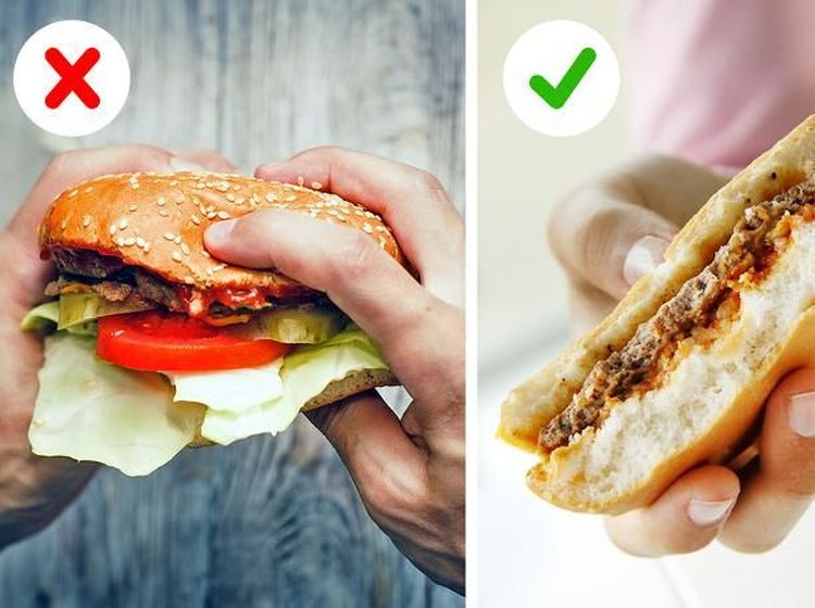 Jangan Keliru! Ini Cara Benar Makan Burger dan Potong Semangka