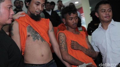 Ini Para Tersangka Rusuh 22 Mei, Ada yang Badannya Penuh Tato