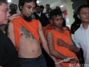 Ini Para Tersangka Rusuh 22 Mei, Ada yang Badannya Penuh Tato