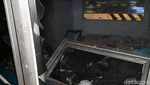 Pospol Sarinah Rusak Dibakar Massa