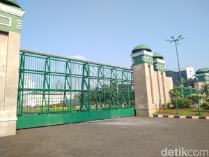 Pagar Digembok Saat Aksi 22 Mei, Begini Suasana di Gedung DPR Pagi Ini
