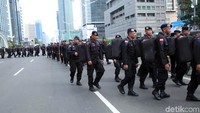 Ada sekitar 32 ribu personel gabungan yang akan dikerahkan saat pengumuman KPU.