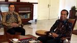 Kompak Berbatik, Jokowi dan AHY Bertemu di Istana Bogor