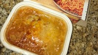 Niatnya mau makan chicken enchilada yang praktis dan enak, tapi setelah disajikan hasilnya justru lebih mirip kuah kental tanpa lauk. Foto: Istimewa
