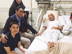 Sandiaga Uno Posting Momen saat Jenguk Arifin Ilham di RSCM