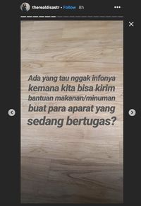 Dian Sastro Kirim Bantuan Buat Petugas Pengaman Aksi 22 Mei