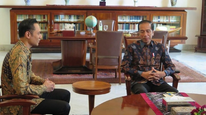 AHY Tiba di Istana Bogor Temui Jokowi AHY Tiba di Istana Bogor Temui Jokowi
