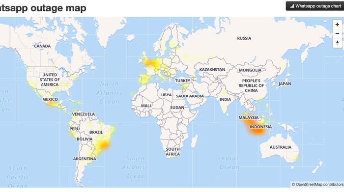 whatsapp instagram down