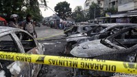 Diketahui ada 14 unit mobil yang terbakar dalam aksi yang terjadi di Asrama Brimob tersebut.