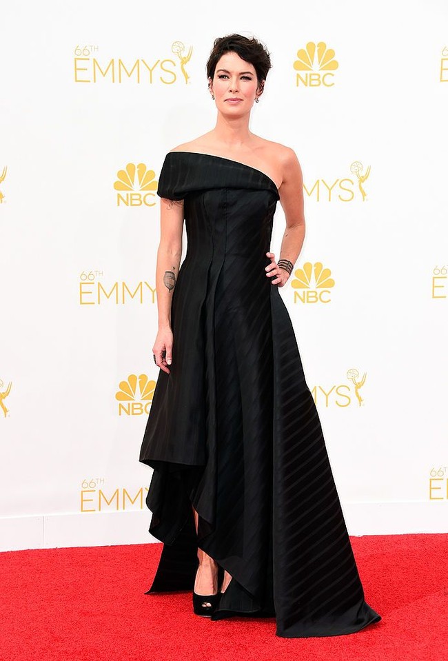 Lena Headey dikabarkan pernah menjalin asmara dengan sesama bintang Game of Thrones, Jerome Flynn pemeran Bronn. Namun hubungan mereka berakhir tak baik yang membuat keduanya berjauhan saat syuting. Foto: Getty Images