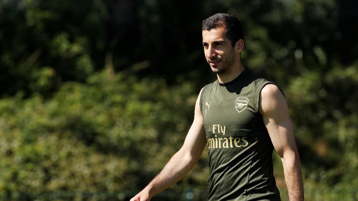 Henrikh Mkhitaryan absen di final Liga Europa karena persoalan politik (John Sibley/Reuters)