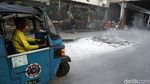 Sisa-sisa Bentrokan di Blok A Tanah Abang
