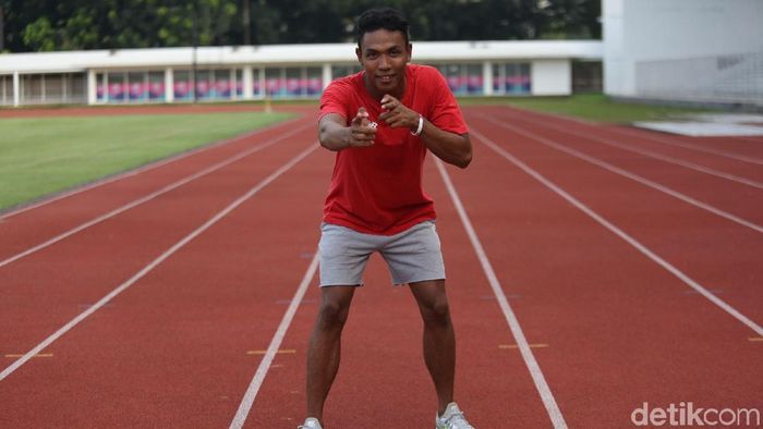Lalu Muhammad Zohri (Agung Pambudhy/detikSport) Lalu Muhammad Zohri (Agung Pambudhy/detikSport)