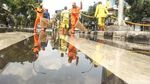 Anies Bikin Jalan MH Thamrin Kinclong