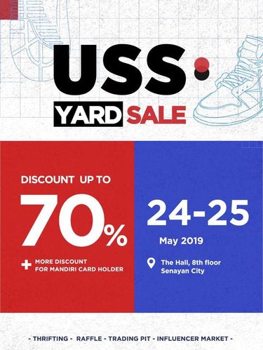 USS Yard Sale, diskon sneakers di Senayan City.