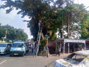 Kabel-kabel yang Terbakar Saat Rusuh di Petamburan Mulai Diganti