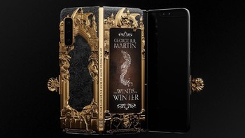 Caviar, perusahaan asal Rusia, memperkenalkan hasil modifikasi ponsel terbarunya dalam diri Galaxy Fold edisi Game of Thrones. Foto: Caviar