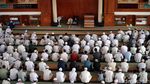 Potret Jemaah Az-Zikra Baca Alquran untuk Alm Ustaz Arifin Ilham