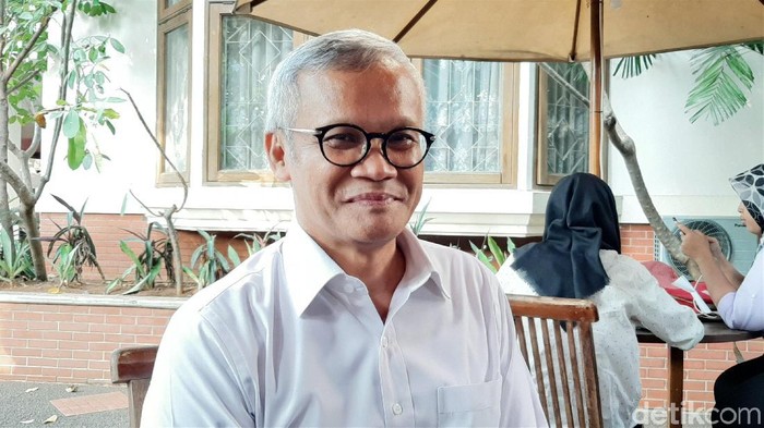 Direktur Program TKN Jokowi-Maruf Amin, Aria Bima (Lisye Sri Rahayu/detikcom)