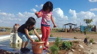 Para wanita yang tinggal di Jinwar pun tak memaksakan anak-anak mereka untuk tetap tingal di desa itu jika kelak dewasa. Anak-anak itu dibebaskan untuk memilih apakah mereka akan tetap bertahan atau pindah ke tempat lain untuk bekerja atau menuntut ilmu. Dok. www.jinwar.org.