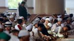 Potret Jemaah Az-Zikra Baca Alquran untuk Alm Ustaz Arifin Ilham