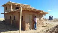 Penampakan rumah salah satu penduduk di Desa Jinwar, Suriah. Bangunan rumah itu dibangun oleh para wanita yang tinggal di desa tersebut Dok. www.jinwar.org.
