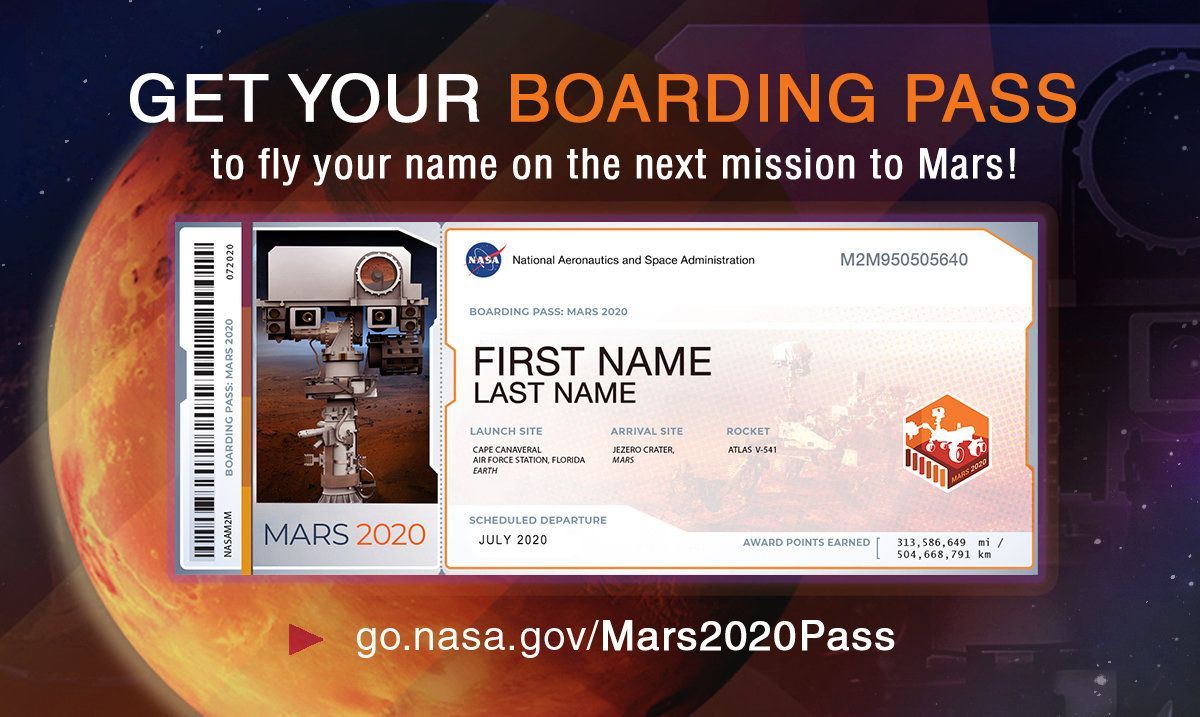 tiket gratis NASA ke Mars