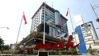 Suasana di Mal Sarinah pasca kerusuhan.