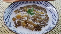Menggoda banget! Tampilan bubur sagu ini sangat enak. Foto: Instagram@rabbit.inthekitchen