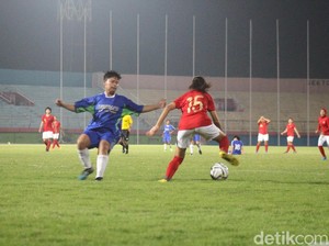 Timnas Putri Menang atas Persema di Laga Uji Coba